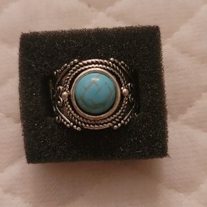Blue Turquoise Ring